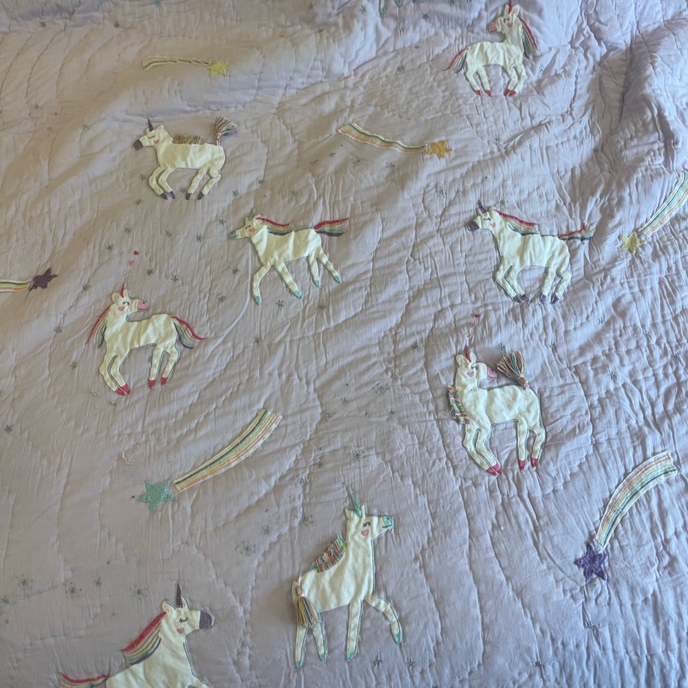 Pottery Barn Unicorn Quilt